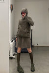 BORIS BIDJAN SABERI pullover sweater AW22 HOODY2 FTT00008 gray coffee PBBS27 3